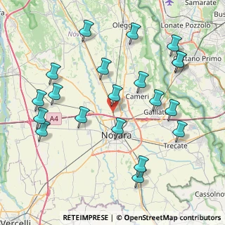 Mappa Strada Privata Ravizzotti, 28100 Novara NO, Italia (9.086)