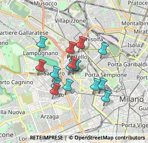 Mappa Via Novegno, 20149 Milano MI, Italia (1.31667)