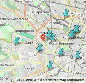 Mappa Piazzale Arduino, 20149 Milano MI, Italia (2.22583)