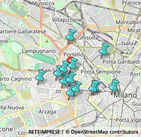 Mappa Via Novegno, 20149 Milano MI, Italia (1.46923)