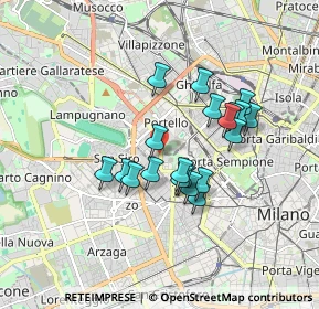 Mappa Piazzale Arduino, 20149 Milano MI, Italia (1.4255)