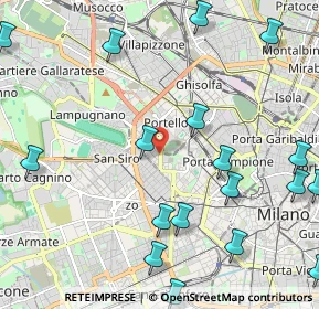 Mappa Piazzale Arduino, 20149 Milano MI, Italia (2.87222)