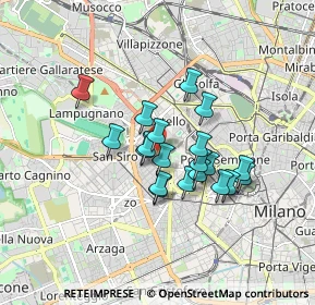 Mappa Via Novegno, 20149 Milano MI, Italia (1.2835)