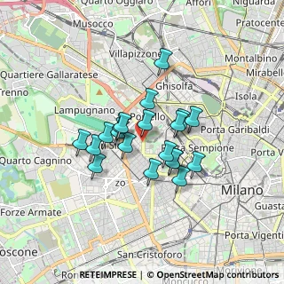 Mappa Piazzale Arduino, 20149 Milano MI, Italia (1.2555)