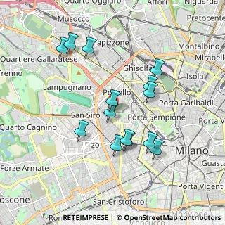 Mappa Piazzale Arduino, 20149 Milano MI, Italia (1.73214)