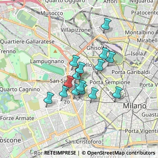 Mappa Piazzale Arduino, 20149 Milano MI, Italia (1.31867)