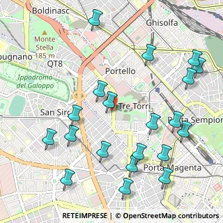 Mappa Piazzale Arduino, 20149 Milano MI, Italia (1.2575)