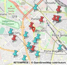 Mappa Via Novegno, 20149 Milano MI, Italia (1.2405)