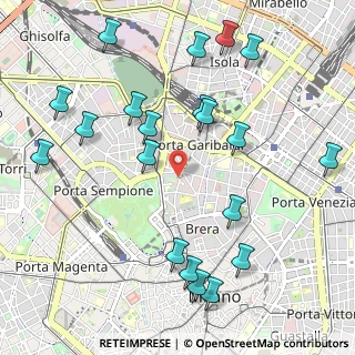 Mappa Moscova, 20121 Milano MI, Italia (1.2145)