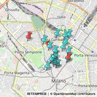 Mappa Moscova, 20121 Milano MI, Italia (0.7275)