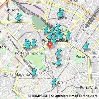 Mappa Moscova, 20121 Milano MI, Italia (0.9055)