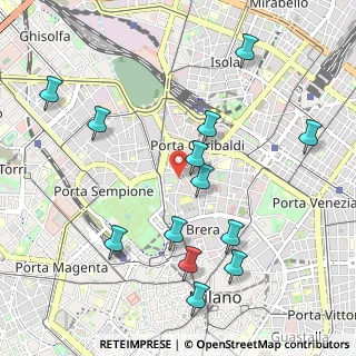 Mappa Corso Garibaldi, 20124 Milano MI, Italia (1.12308)