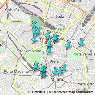 Mappa Moscova, 20121 Milano MI, Italia (0.949)