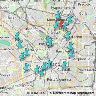 Mappa Corso Garibaldi, 20124 Milano MI, Italia (2.1215)