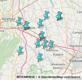 Mappa Via L. Bertinato, 36040 Grisignano di Zocco VI, Italia (6.64692)