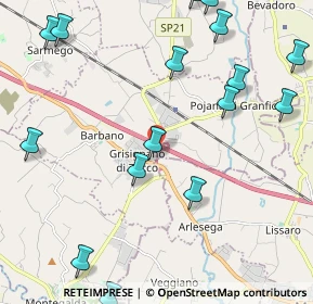 Mappa Via L. Bertinato, 36040 Grisignano di Zocco VI, Italia (2.78563)