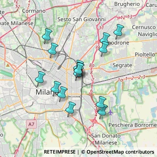 Mappa Via Camillo Golgi, 20133 Milano MI, Italia (3.26133)