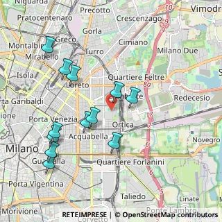 Mappa Via Camillo Golgi, 20133 Milano MI, Italia (2.03833)
