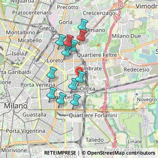 Mappa Via Camillo Golgi, 20133 Milano MI, Italia (1.59833)