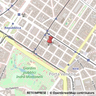 Mappa Via Lodovico Settala, 3, 20124 Milano, Milano (Lombardia)