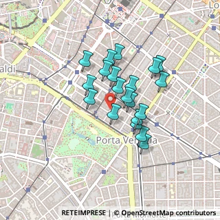 Mappa Via Castaldi Panfilo, 20124 Milano MI, Italia (0.3265)
