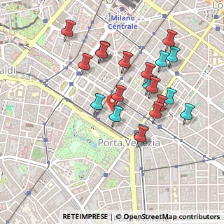 Mappa Via Castaldi Panfilo, 20124 Milano MI, Italia (0.4515)