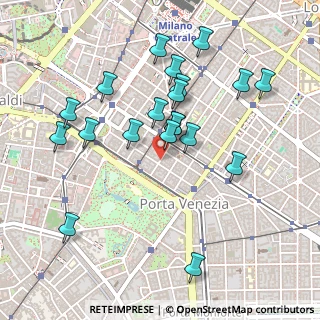 Mappa Via Castaldi Panfilo, 20124 Milano MI, Italia (0.4805)