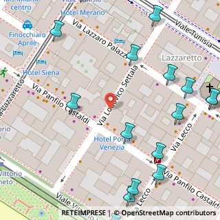 Mappa Via Castaldi Panfilo, 20124 Milano MI, Italia (0.111)