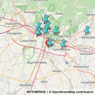 Mappa Via Giovanni Brodolini, 25010 Borgosatollo BS, Italia (6.39182)