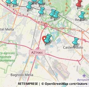 Mappa Via Giovanni Brodolini, 25010 Borgosatollo BS, Italia (5.976)