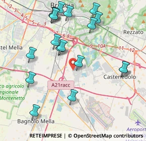 Mappa Via Giovanni Brodolini, 25010 Borgosatollo BS, Italia (4.52556)