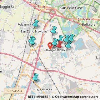 Mappa Via Giovanni Brodolini, 25010 Borgosatollo BS, Italia (1.49182)