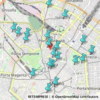 Mappa Via Lovanio, 20121 Milano MI, Italia (1.1465)
