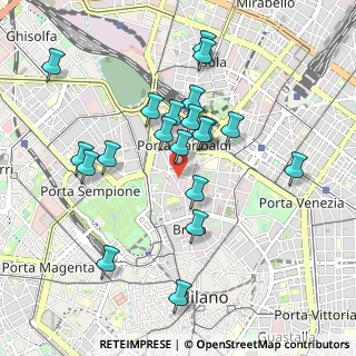 Mappa Via Lovanio, 20121 Milano MI, Italia (0.9055)
