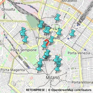 Mappa Via Lovanio, 20121 Milano MI, Italia (0.8535)