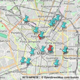 Mappa Via Lovanio, 20121 Milano MI, Italia (2.18063)