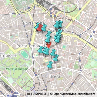 Mappa Via Lovanio, 20121 Milano MI, Italia (0.2965)