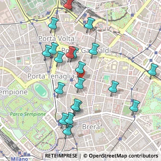 Mappa Via Lovanio, 20121 Milano MI, Italia (0.526)