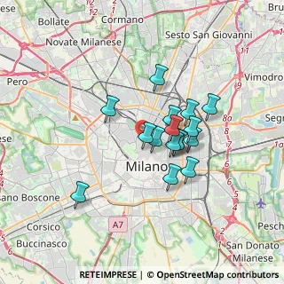Mappa Via Lovanio, 20121 Milano MI, Italia (2.59438)