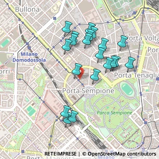 Mappa Arco Della Pace, 20154 Milano MI, Italia (0.4705)