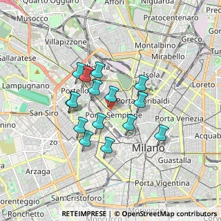 Mappa Arco Della Pace, 20154 Milano MI, Italia (1.39133)