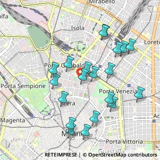 Mappa C.so di Porta Nuova, 20121 Milano MI, Italia (1.0125)