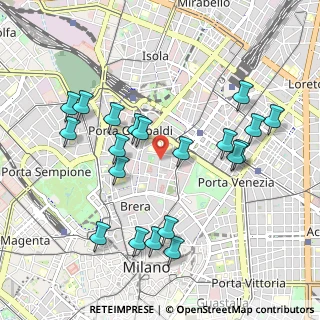 Mappa C.so di Porta Nuova, 20121 Milano MI, Italia (1.0275)