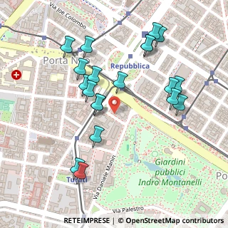 Mappa Via Iginio Ugo Tarchetti, 20121 Milano MI, Italia (0.2495)