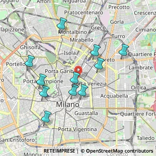 Mappa Via Iginio Ugo Tarchetti, 20121 Milano MI, Italia (1.94091)