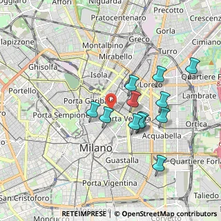 Mappa Via Iginio Ugo Tarchetti, 20121 Milano MI, Italia (1.635)