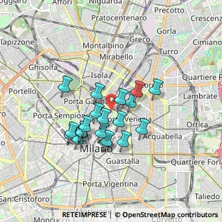 Mappa Via Ugo Iginio Tarchetti, 20121 Milano MI, Italia (1.395)