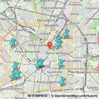 Mappa Via Iginio Ugo Tarchetti, 20121 Milano MI, Italia (2.49818)