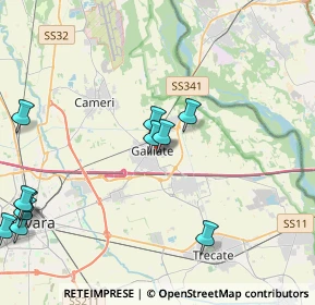 Mappa Vicolo Garzulano, 28066 Galliate NO, Italia (5.06455)