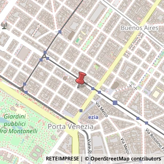 Mappa Via Lazzaro Palazzi, 6, 20124 Milano, Milano (Lombardia)